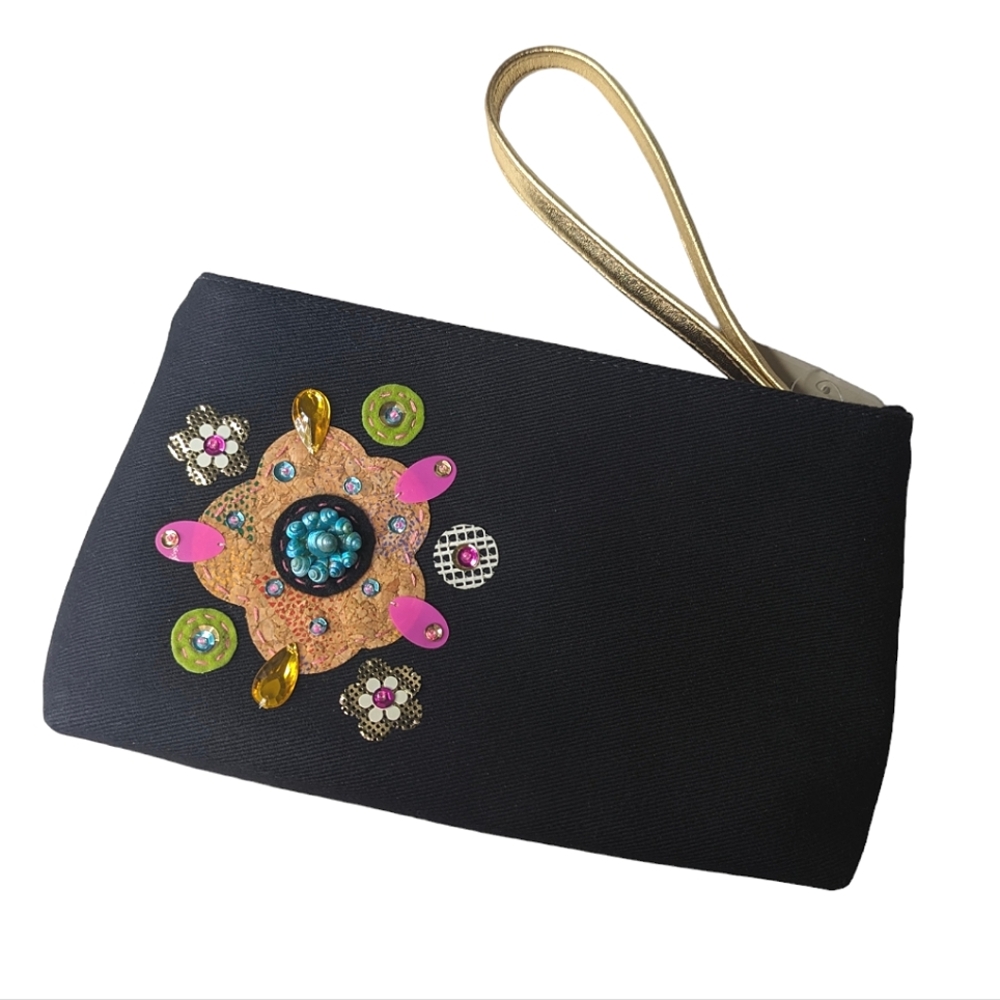Patch NYC Sequins Wristlet new